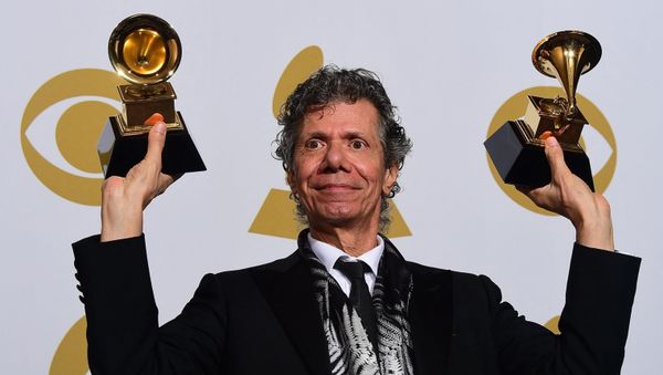 In this file photo taken on February 08, 2015 Chick Corea holds his Grammy after winning Best Jazz Instrumental Album Trio, Fingerprints, in the press room during the 57th annual Grammy Awards in Los Angeles, California, - Chick Corea, the American jazz composer and electric keyboard pioneer, died February 9 of a rare form of cancer, according to a statement on his Facebook page. He was 79 years old.  - Sputnik International