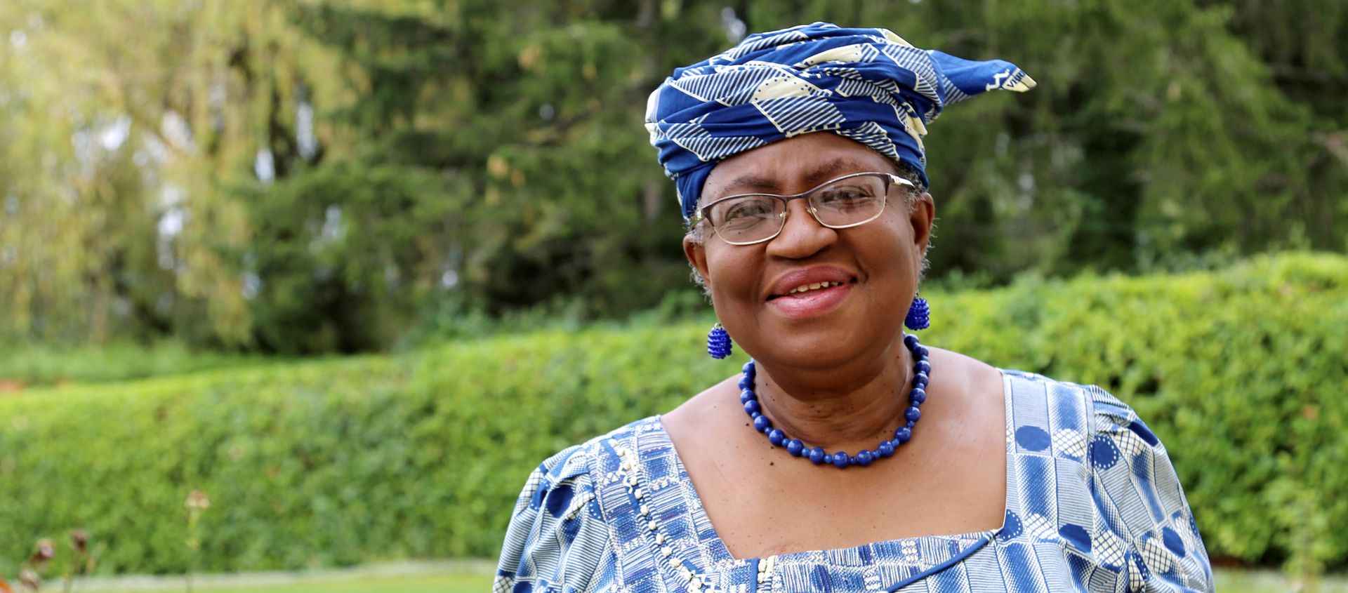 Ngozi Okonjo-Iweala poses outside a Nigerian diplomatic residence in Chambesy, near Geneva, Switzerland, September 29, 2020 Ngozi Okonjo-Iweala poses outside a Nigerian diplomatic residence in Chambesy, near Geneva, Switzerland, September 29, 2020 - Sputnik International, 1920, 15.02.2021