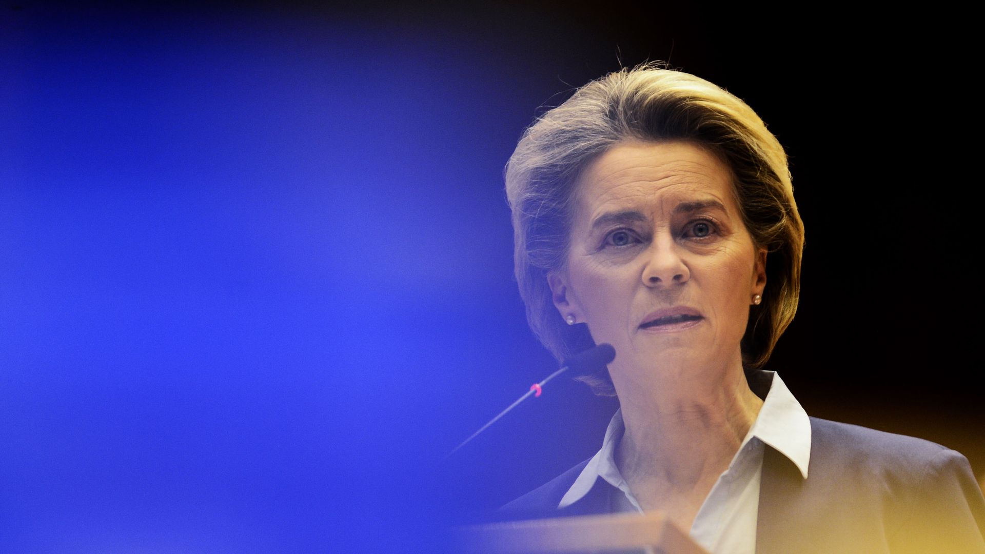 European Commission President Ursula von der Leyen speaks during a debate on the united EU approach to COVID-19 vaccinations at the European Parliament in Brussels, Wednesday, Feb. 10, 2021 European Commission President Ursula von der Leyen speaks during a debate on the united EU approach to COVID-19 vaccinations at the European Parliament in Brussels, Wednesday, Feb. 10, 2021 - Sputnik International, 1920, 16.02.2021