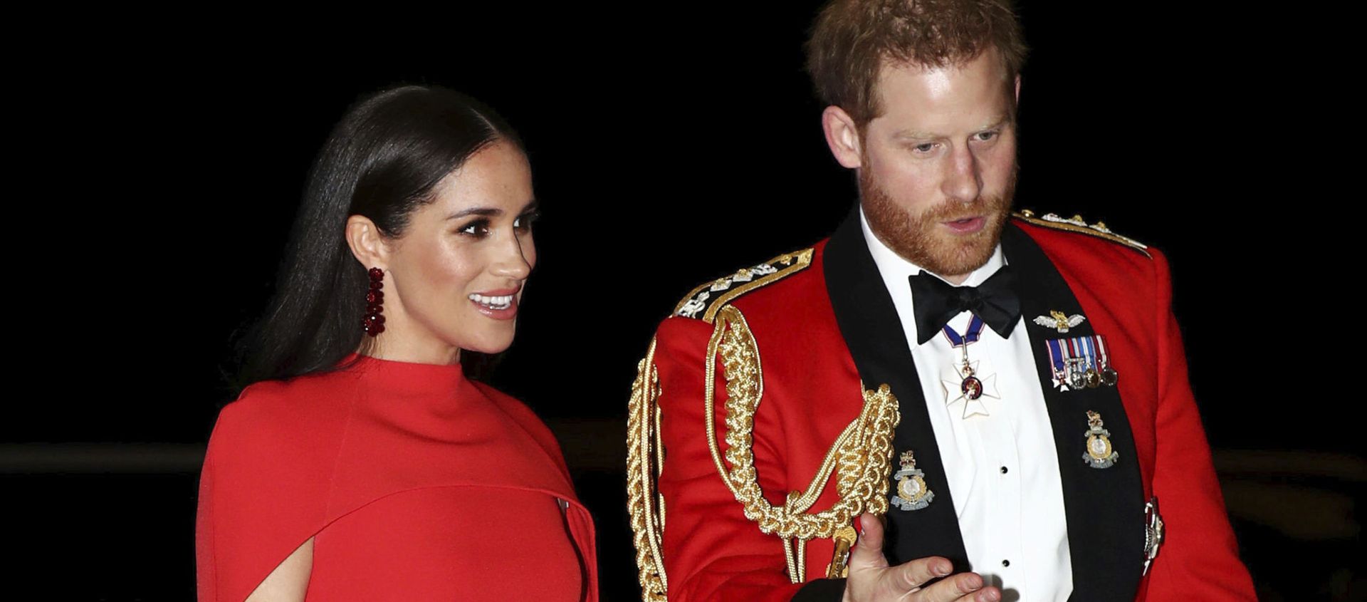 Britain's Prince Harry and Meghan, Duchess of Sussex arrive at the Royal Albert Hall in London, Saturday March 7, 2020, to attend the Mountbatten Festival of Music Britain's Prince Harry and Meghan, Duchess of Sussex arrive at the Royal Albert Hall in London, Saturday March 7, 2020, to attend the Mountbatten Festival of Music - Sputnik International, 1920, 16.02.2021