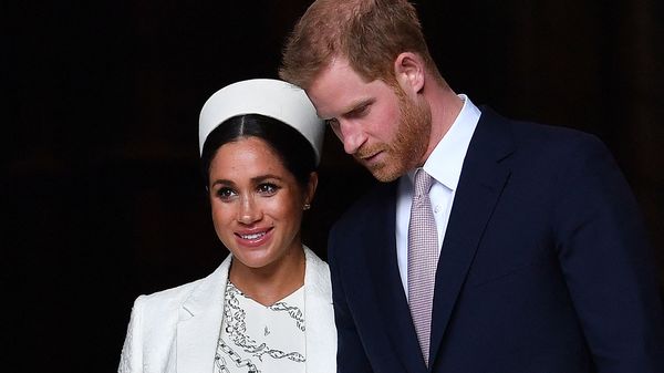 In this file photo taken on March 11, 2019 Britain's Prince Harry, Duke of Sussex (R) and Meghan, Duchess of Sussex leave after attending a Commonwealth Day Service at Westminster Abbey in central London. - Sputnik International