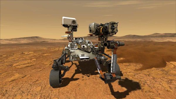 NASA's Perseverance Mars rover, the biggest, heaviest, most advanced vehicle sent to the Red Planet by the National Aeronautics and Space Administration (NASA), is seen on Mars in an undated illustration provided by Jet Propulsion Laboratory in Pasadena, California - Sputnik International