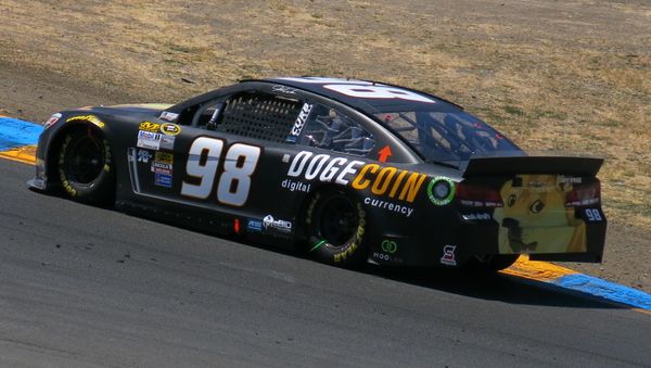 Josh Wise's No. 98 Dogecoin Chevrolet at Sonoma Raceway in 2014 - Sputnik International