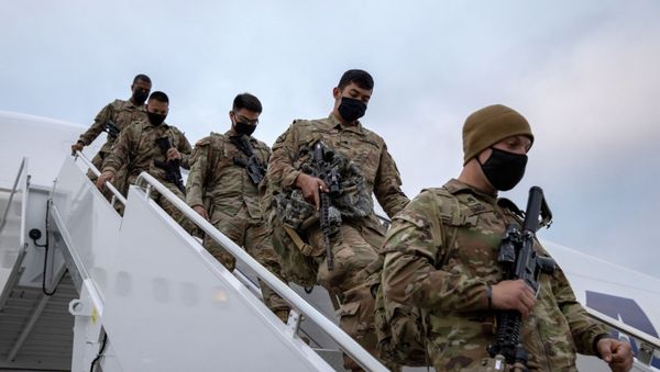 U.S. Army soldiers return home from a 9-month deployment to Afghanistan on December 10, 2020 at Fort Drum, New York.  - Sputnik International