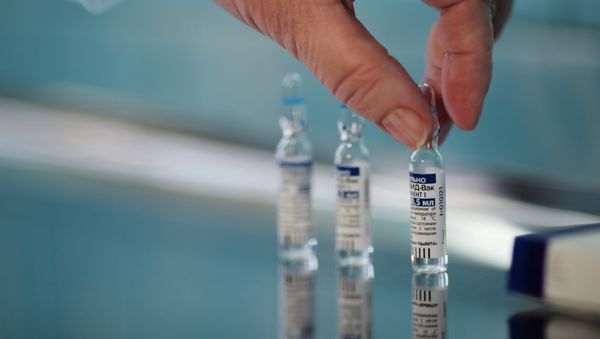 Russian vaccine Sputnik V in the city hospital Leninskaya CRH in the city of Leninsk. - Sputnik International