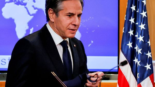 U.S. Secretary of State Antony Blinken begins his first press briefing at the State Department in Washington, U.S., January 27, 2021. - Sputnik International