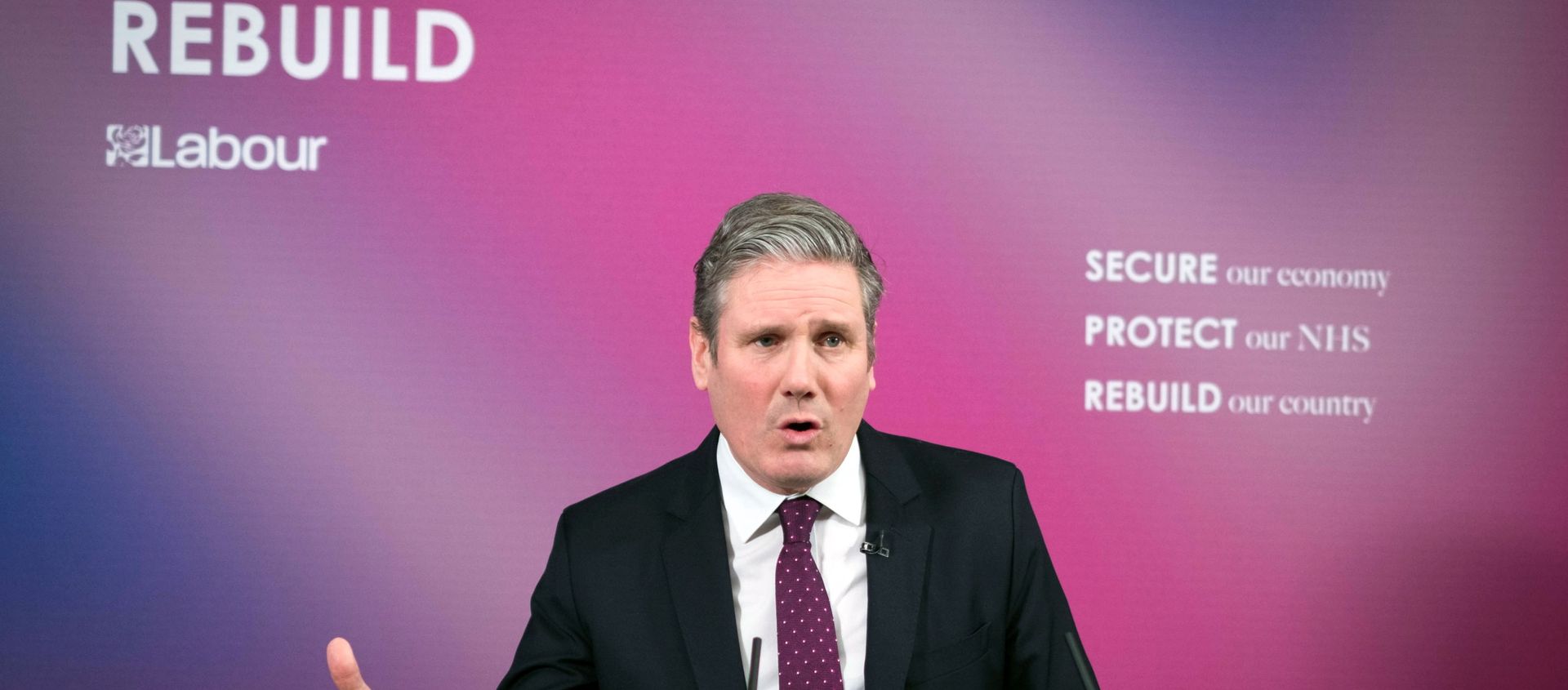 British Labour Party leader Keir Starmer delivers a virtual speech on Britain's economic future, in London - Sputnik International, 1920