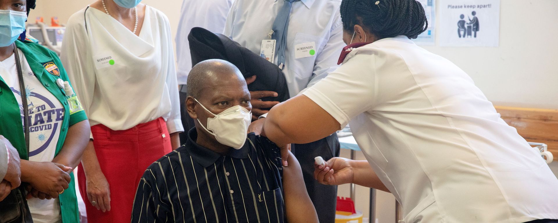 COVID-19 vaccination at Khayelitsha Hospital near Cape Town COVID-19 vaccination at Khayelitsha Hospital near Cape Town - Sputnik International, 1920, 02.03.2021