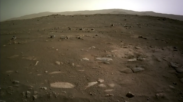 NASA's Perseverance rover snaps a photo of Jezero Crater, Mars, after touching down - Sputnik International