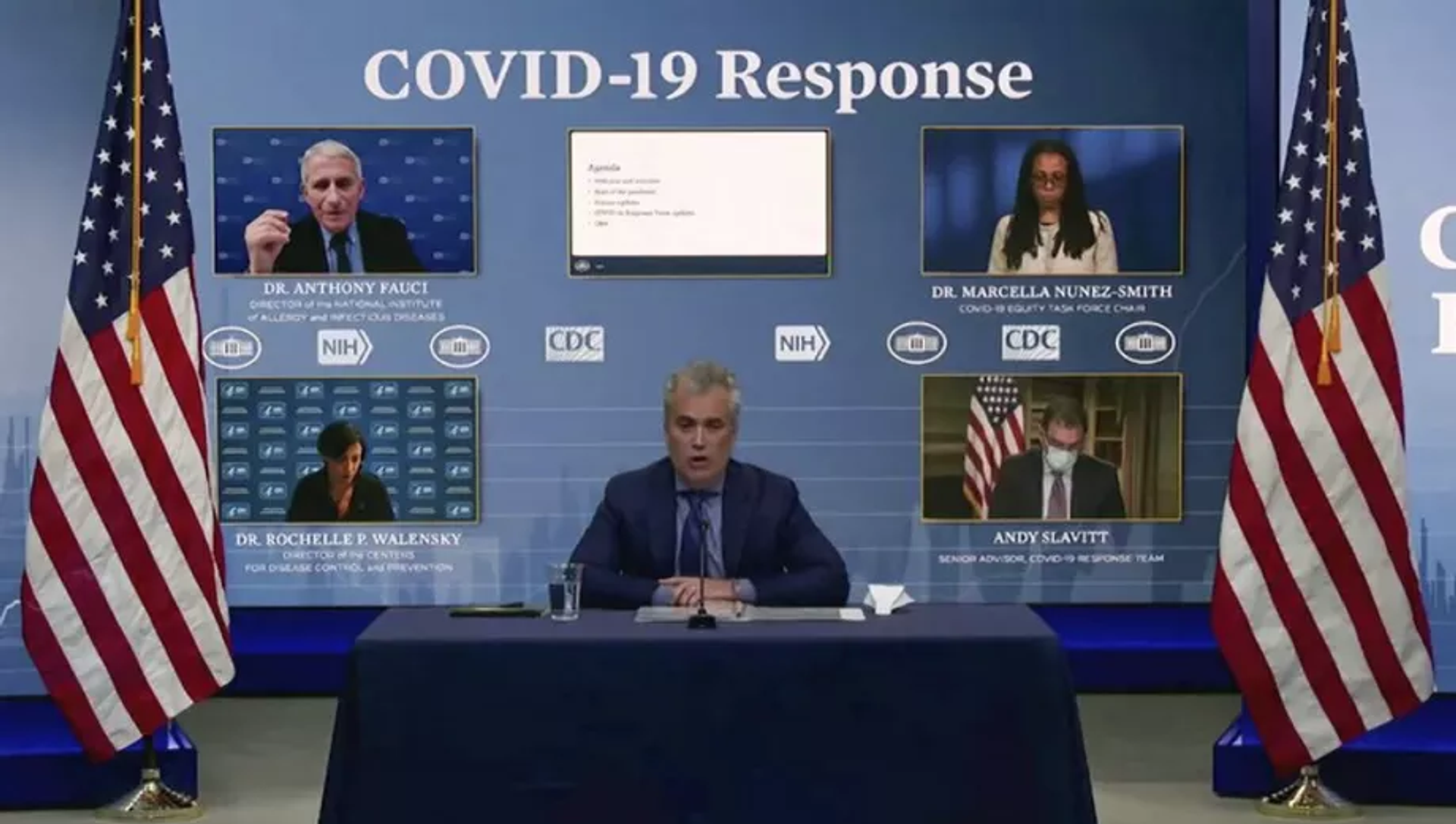 Screengrab of White House coronavirus briefing. Screengrab of White House coronavirus briefing. - Sputnik International, 1920, 23.02.2021