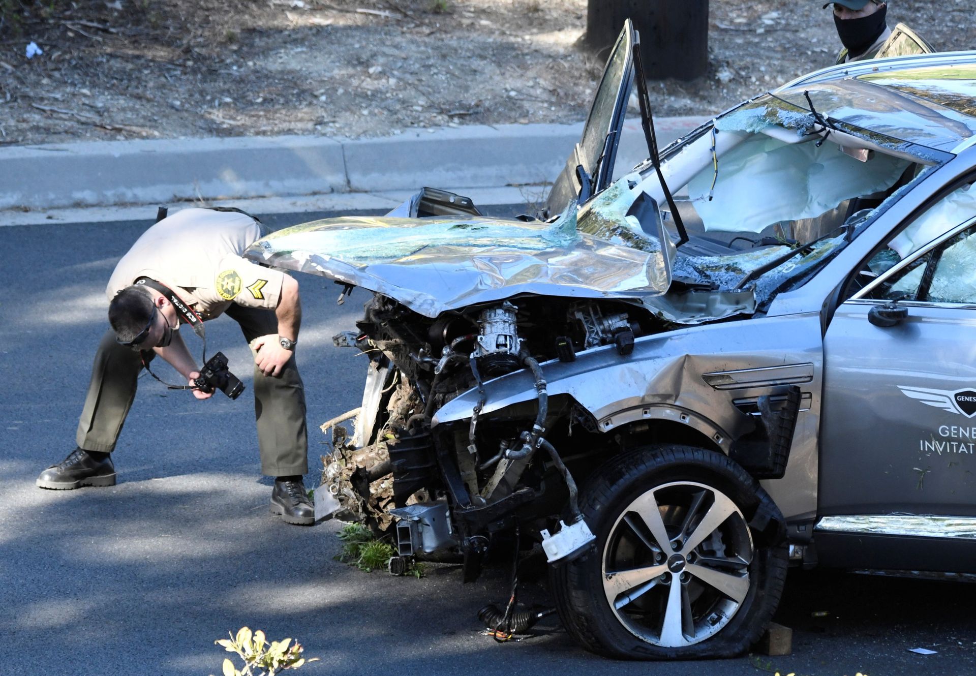 Video: Tiger Woods Hospitalized After Severe Car Accident, Police Say No Evidence of Impairment Video: Tiger Woods Hospitalized After Severe Car Accident, Police Say No Evidence of Impairment - Sputnik International, 1920, 23.02.2021