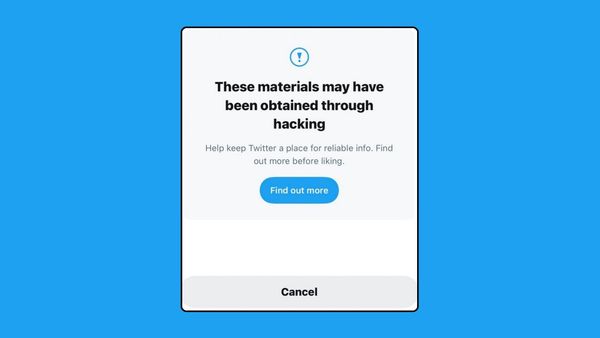 Twitter warning over allegedly hacked material - Sputnik International