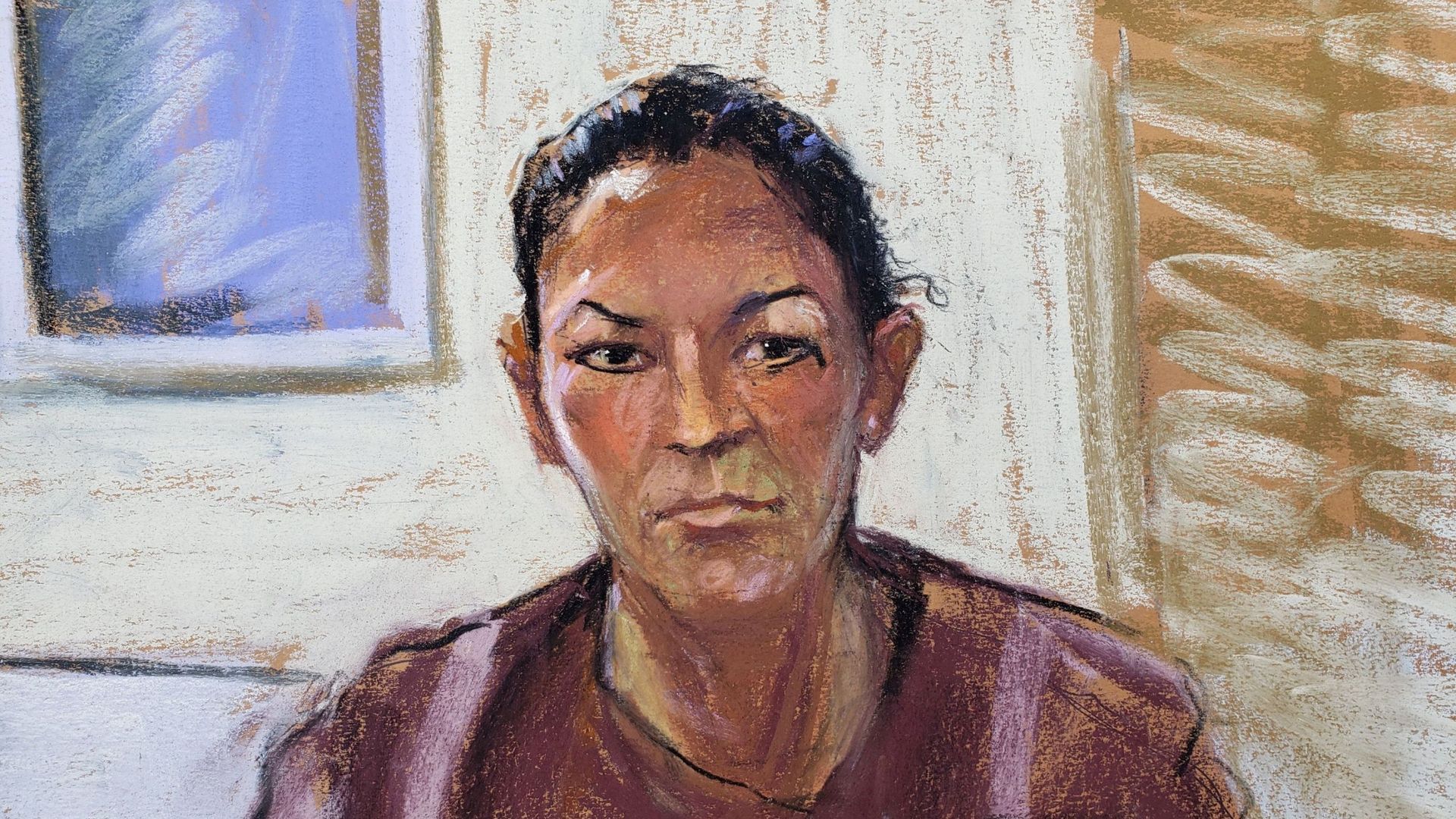 Ghislaine Maxwell appears via video link during her arraignment hearing where she was denied bail for her role aiding Jeffrey Epstein to recruit and eventually abuse of minor girls, in Manhattan Federal Court, in the Manhattan borough of New York City, New York, U.S. July 14, 2020 in this courtroom sketch Ghislaine Maxwell appears via video link during her arraignment hearing where she was denied bail for her role aiding Jeffrey Epstein to recruit and eventually abuse of minor girls, in Manhattan Federal Court, in the Manhattan borough of New York City, New York, U.S. July 14, 2020 in this courtroom sketch - Sputnik International, 1920, 04.11.2021