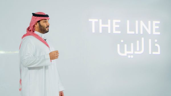 Saudi Crown Prince Mohammed Bin Salman announces a zero-carbon city called The Line to be built at NEOM in northwestern Saudi Arabia, January 10, 2021 Saudi Crown Prince Mohammed Bin Salman announces a zero-carbon city called The Line to be built at NEOM in northwestern Saudi Arabia, January 10, 2021 - Sputnik International