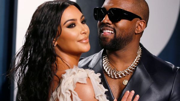 Kim Kardashian and Kanye West attend the Vanity Fair Oscar party in Beverly Hills during the 92nd Academy Awards, in Los Angeles, California, U.S., February 9, 2020 - Sputnik International
