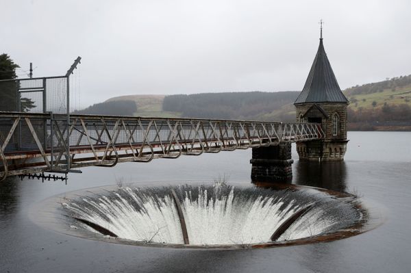 Pontsticill Reservoir seen in the rain in the Brecon Beacons National Park in South Wales, Britain, 17 February 2021. Pontsticill Reservoir seen in the rain in the Brecon Beacons National Park in South Wales, Britain, 17 February 2021. - Sputnik International