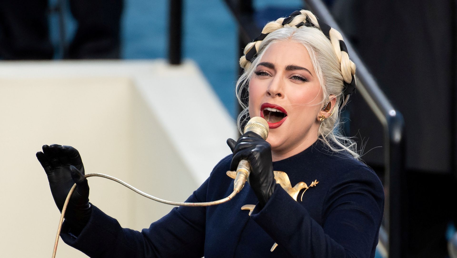 Lady Gaga sings the US National Anthem during the Presidential Inauguration in Washington, DC, US, 20 January 2021. Lady Gaga sings the US National Anthem during the Presidential Inauguration in Washington, DC, US, 20 January 2021. - Sputnik International, 1920, 25.02.2021