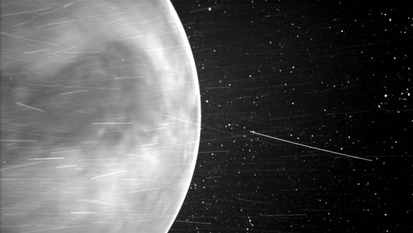 Image provided by the US' National Aeronautics and Space Administration offers a stunningly clear view of Venus during the third flyby of the Parker Solar Probe in July 2020. - Sputnik International