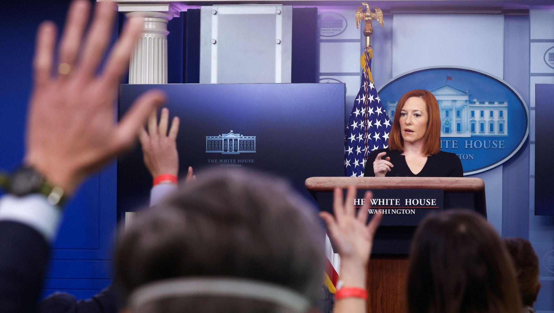 White House Press Secretary Jen Psaki delivers remarks during a press briefing at the White House in Washington, U.S., February 1, 2021. White House Press Secretary Jen Psaki delivers remarks during a press briefing at the White House in Washington, U.S., February 1, 2021. - Sputnik International, 1920, 28.02.2021