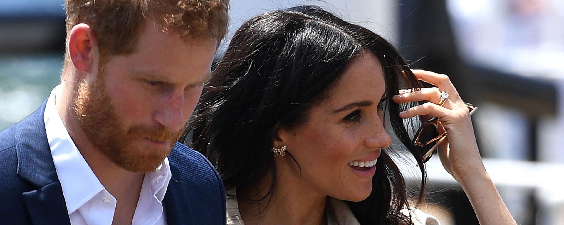 (FILES) In this file photo Britain's Prince Harry and wife Meghan arrive for a public walk at the Sydney Opera House in Sydney on October 16, 2018 (FILES) In this file photo Britain's Prince Harry and wife Meghan arrive for a public walk at the Sydney Opera House in Sydney on October 16, 2018 - Sputnik International, 1920, 02.03.2021