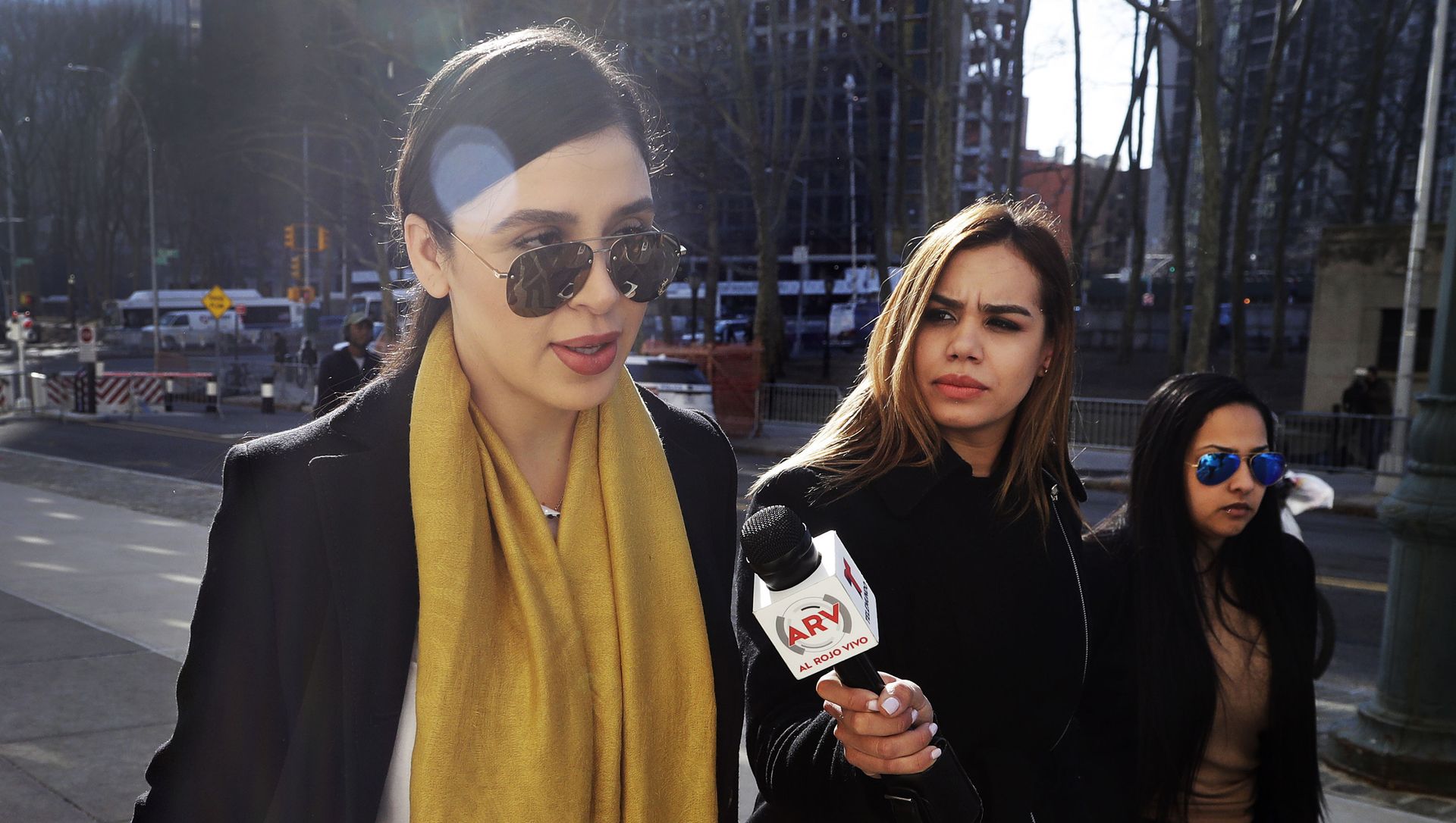 Emma Coronel Aispuro, wife of Joaquin El Chapo Guzman, arrives at the federal court, Monday, 4 February 2019 in New York. Emma Coronel Aispuro, wife of Joaquin El Chapo Guzman, arrives at the federal court, Monday, 4 February 2019 in New York. - Sputnik International, 1920, 02.03.2021