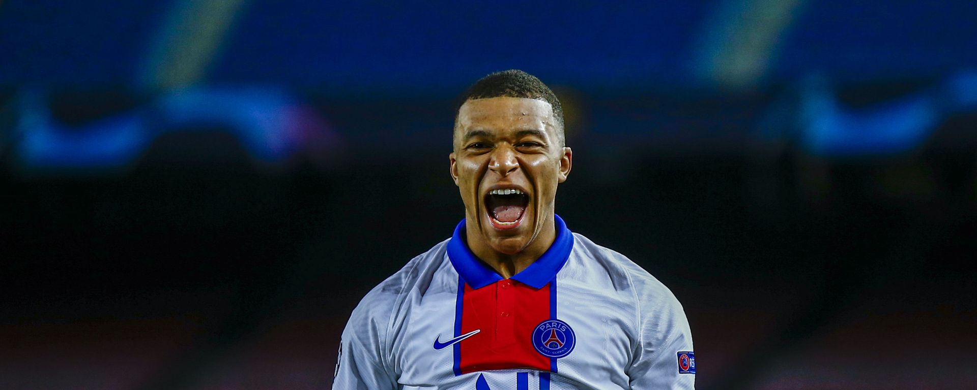 PSG's Kylian Mbappe celebrates after scoring his side's second goal during the Champions League round of 16. - Sputnik International, 1920, 31.01.2022