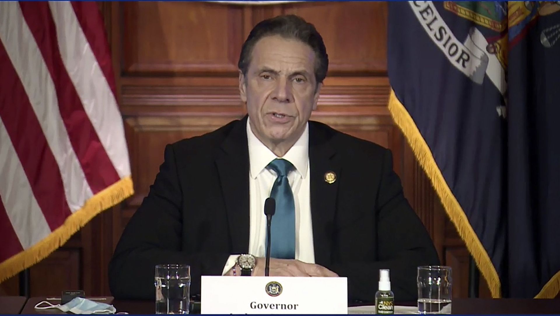 In this image taken from video, New York Gov. Andrew Cuomo speaks during a news conference Friday, Feb. 19, 2021, in Albany, N.Y. - Sputnik International, 1920, 03.03.2021