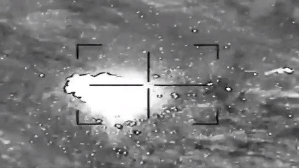 Saudi coalition downs Houthi drone. - Sputnik International