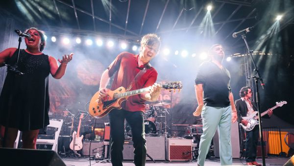 Matthew Followill, Nathan Followill, Caleb Followill and Jared Followill of the band Kings Of Leon perform at Bicentennial Capitol Mall State Park on September 15, 2018 in Nashville, Tennessee. - Sputnik International