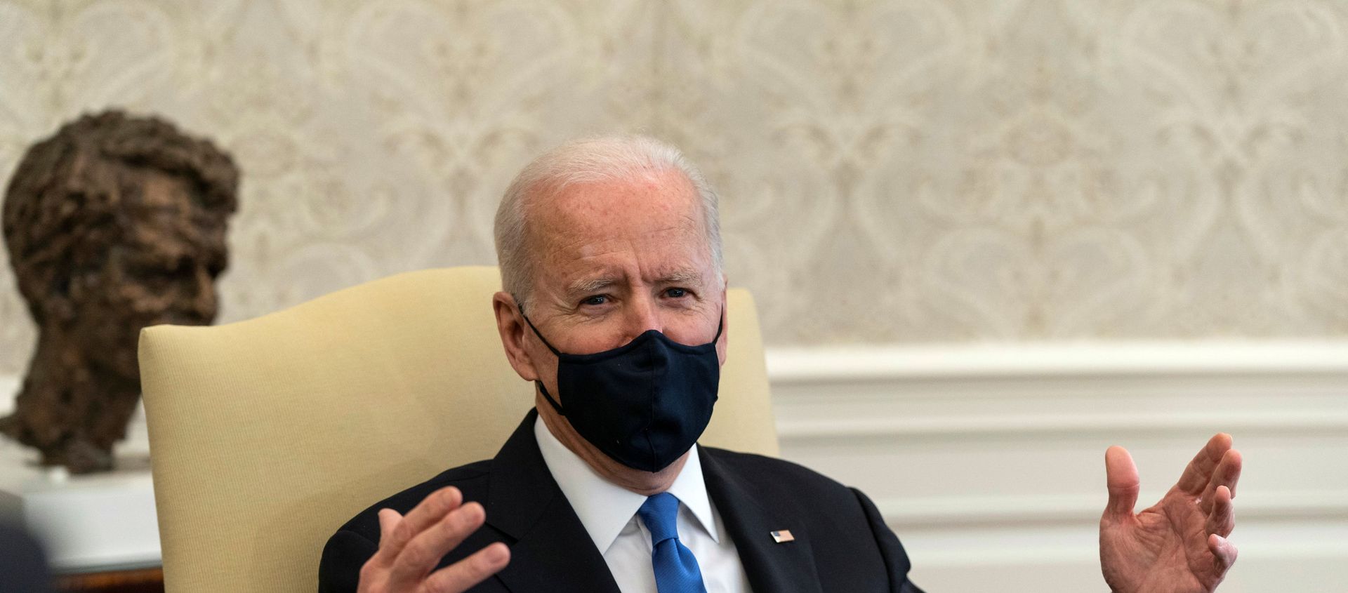 U.S. President Joe Biden speaks during a bipartisan meeting on cancer legislation in the Oval Office at the White House in Washington, U.S., March 3, 2021. - Sputnik International, 1920, 09.03.2021