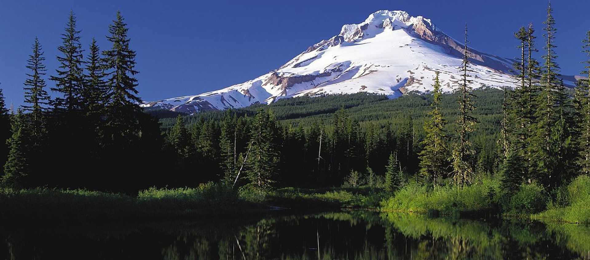 Mount Hood reflected in Mirror Lake, Oregon Mount Hood reflected in Mirror Lake, Oregon - Sputnik International, 1920, 05.03.2021