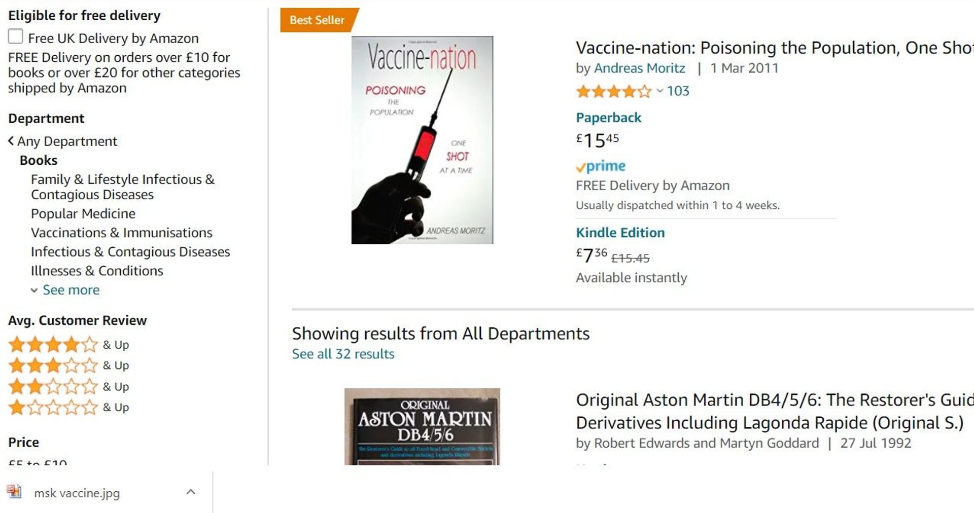 Amazon, Waterstones, Foyles Urged to Act Responsibly in Trade of Anti-Vaxxer Bestsellers - Sputnik International, 1920, 05.03.2021