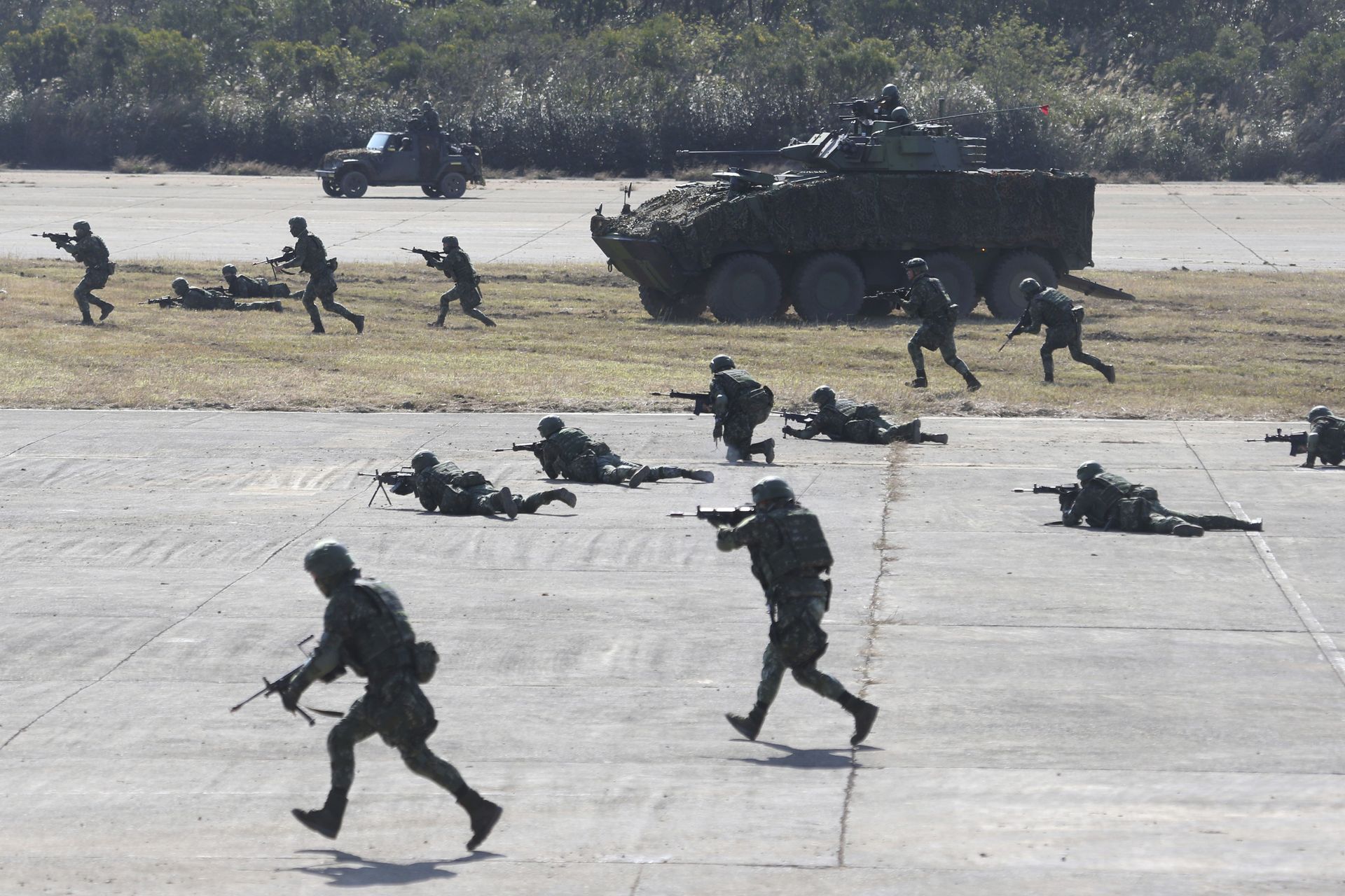 Taiwanese troops conduct military drills in January 2021 Taiwanese troops conduct military drills in January 2021 - Sputnik International, 1920, 07.09.2021