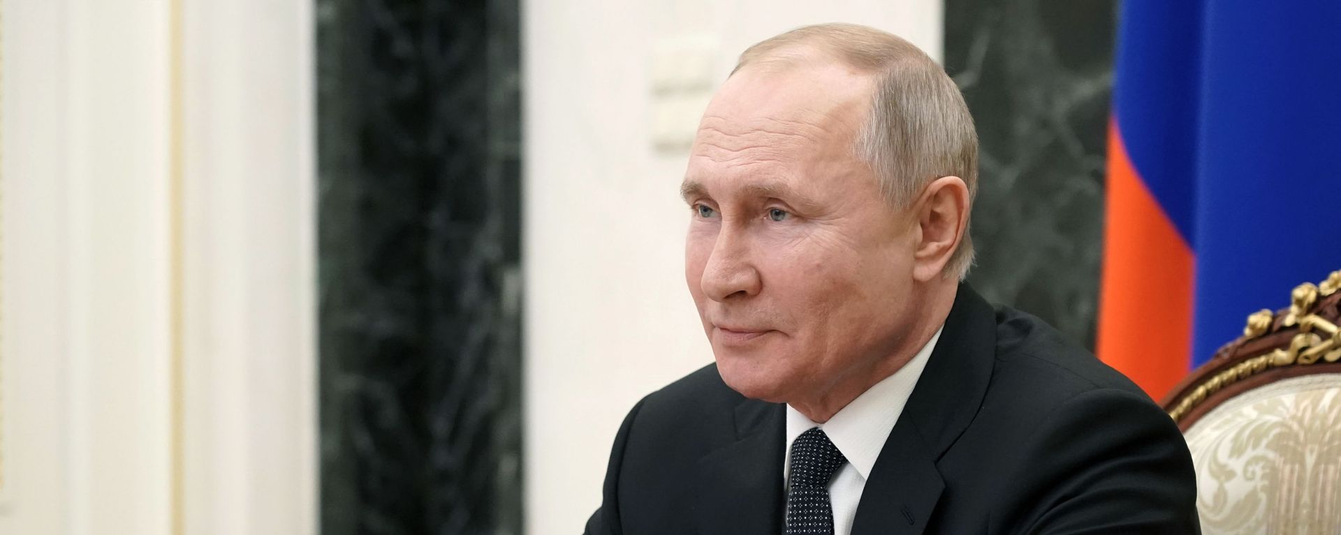 February 26, 2021. Russian President Vladimir Putin is holding an operational meeting with permanent members of the Russian Security Council via videoconference. February 26, 2021. Russian President Vladimir Putin is holding an operational meeting with permanent members of the Russian Security Council via videoconference. - Sputnik International, 1920, 07.03.2021