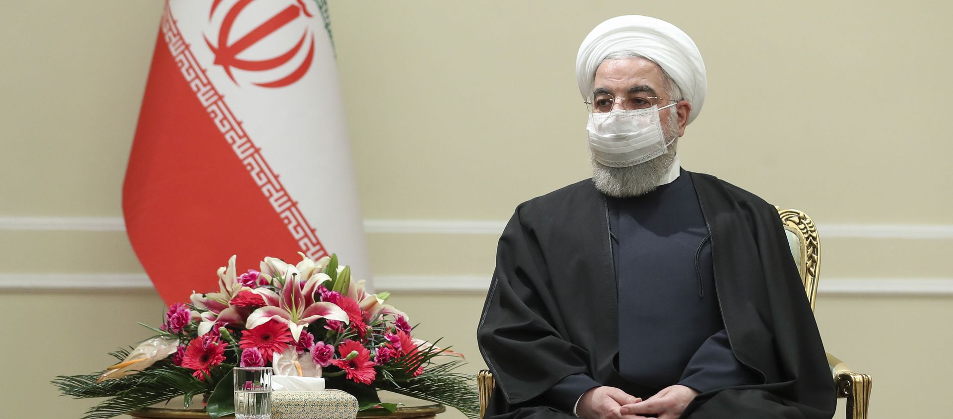 In this photo released by the official website of the office of the Iranian Presidency, President Hassan Rouhani meets with Irish Foreign Minister Simon Coveney, in Tehran, Iran, Sunday, March 7, 2021. In this photo released by the official website of the office of the Iranian Presidency, President Hassan Rouhani meets with Irish Foreign Minister Simon Coveney, in Tehran, Iran, Sunday, March 7, 2021. - Sputnik International, 1920, 20.04.2021