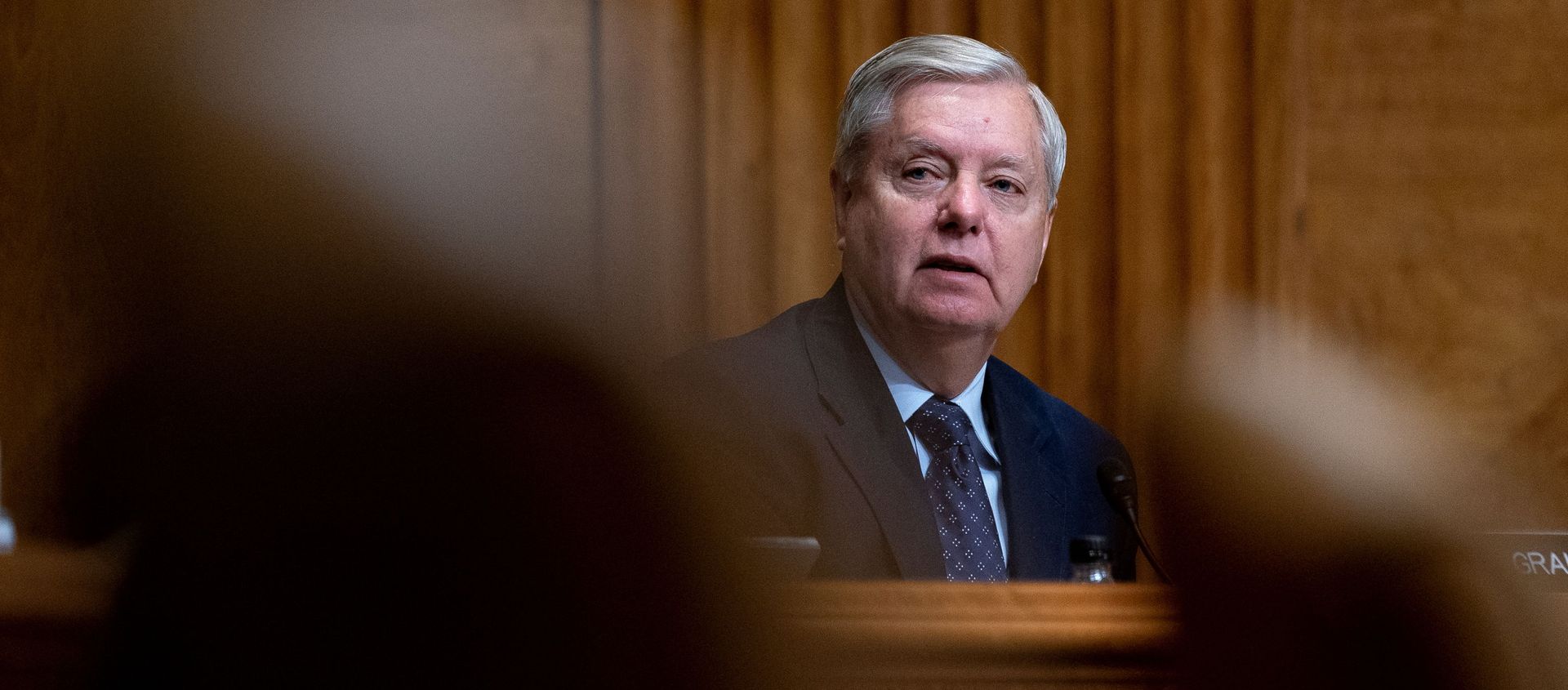 Senator Lindsey Graham (R-S.C.) speaks during a U.S. Senate Budget Committee hearing regarding wages at large corporations on Capitol Hill in Washington, 25 February 2021. - Sputnik International, 1920, 29.03.2021