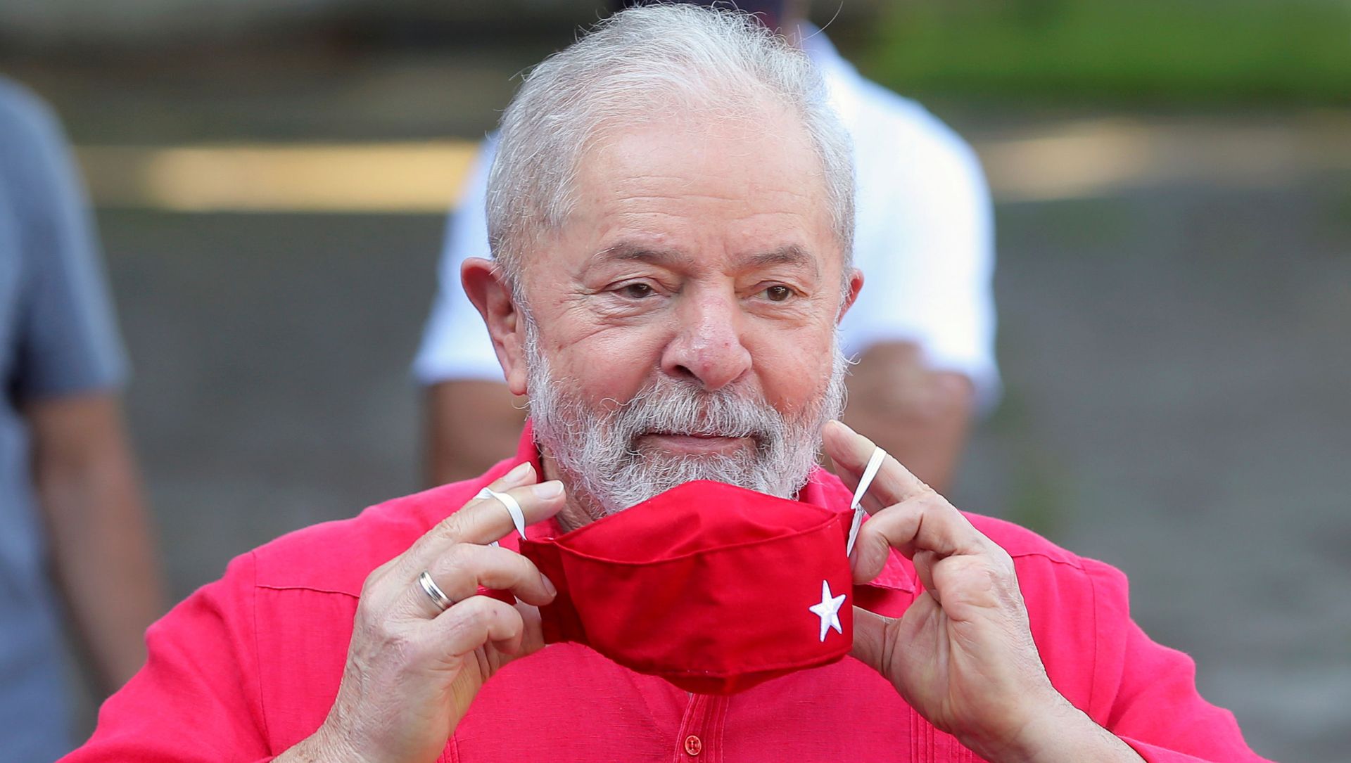 FILE PHOTO: Former Brazil's President Luiz Inacio Lula da Silva puts on a face mask after voting at a polling station during the municipal elections in Sao Bernardo do Campo, Brazil, November 15, 2020. FILE PHOTO: Former Brazil's President Luiz Inacio Lula da Silva puts on a face mask after voting at a polling station during the municipal elections in Sao Bernardo do Campo, Brazil, November 15, 2020. - Sputnik International, 1920, 08.03.2021
