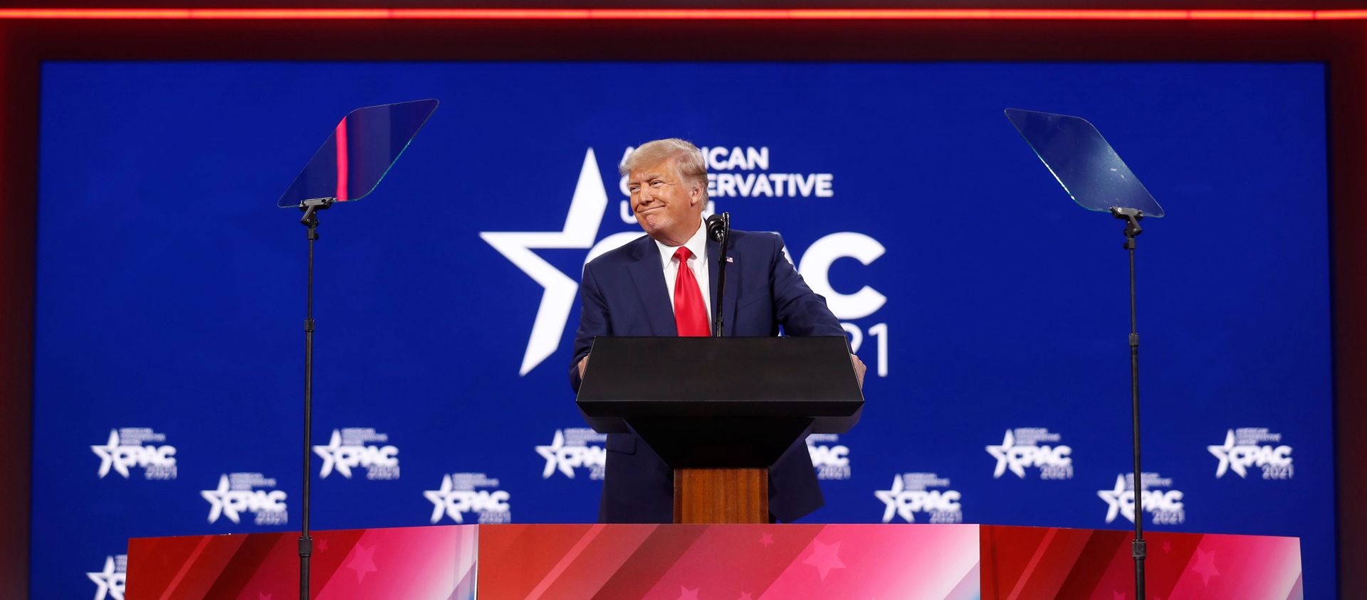 Former U.S. President Donald Trump speaks at the Conservative Political Action Conference (CPAC) in Orlando, Florida, U.S. February 28, 2021 - Sputnik International, 1920, 09.03.2021