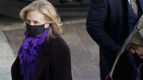 Former Secretary of State Hillary Clinton arrives at the U.S. Capitol ahead of President-elect Joe Biden’s inauguration, Wednesday, Jan. 20, 2021, in Washington - Sputnik International