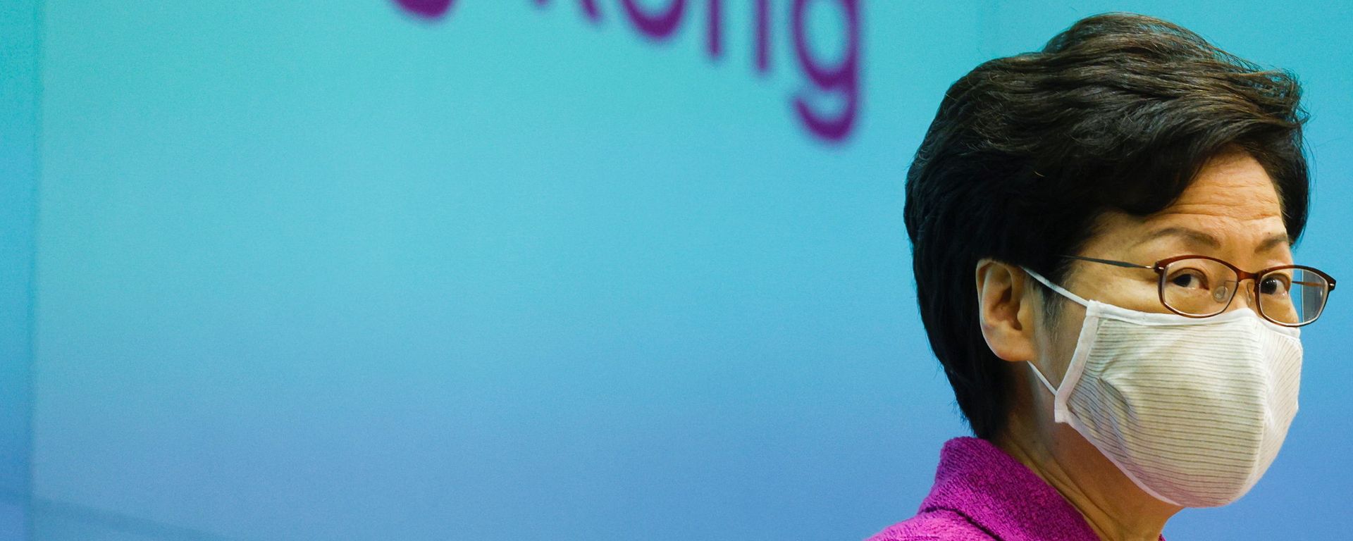 Hong Kong Chief Executive Carrie Lam speaks during news conference over planned changes to the electoral system, in Hong Kong Hong Kong Chief Executive Carrie Lam speaks during news conference over planned changes to the electoral system, in Hong Kong - Sputnik International, 1920, 11.03.2021