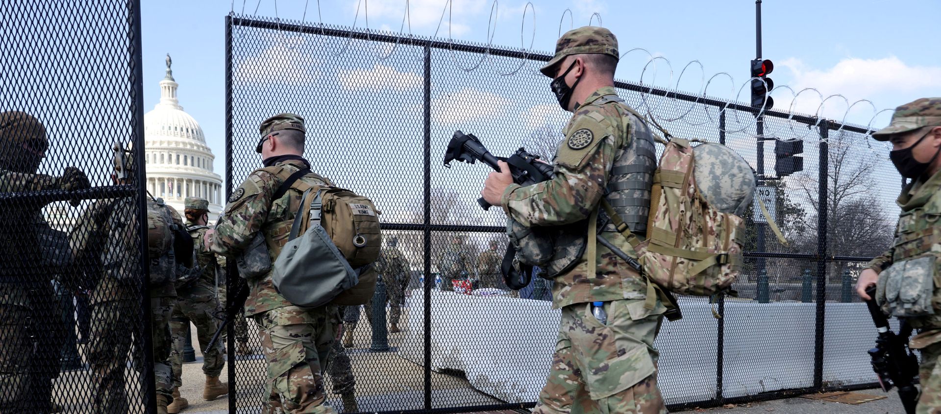 FILE PHOTO: National Guard soldiers patrol the grounds of the US Capitol after police warned that a militia group might try to attack the Capitol complex in Washington, DC, 4 March 2021. FILE PHOTO: National Guard soldiers patrol the grounds of the US Capitol after police warned that a militia group might try to attack the Capitol complex in Washington, DC, 4 March 2021. - Sputnik International, 1920, 24.05.2021