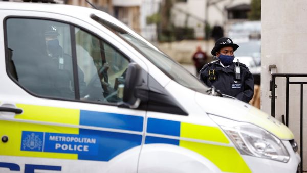 A police officer stands near King Edward VII's Hospital, where Britain's Prince Philip was admitted, in London, Britain March 5, 2021 - Sputnik International