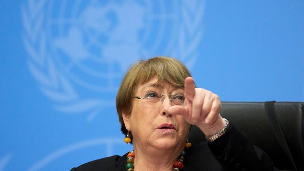 FILE PHOTO: U.N. High Commissioner for Human Rights Michelle Bachelet gestures during a news conference at the European headquarters of the United Nations in Geneva, Switzerland, December 9, 2020. - Sputnik International
