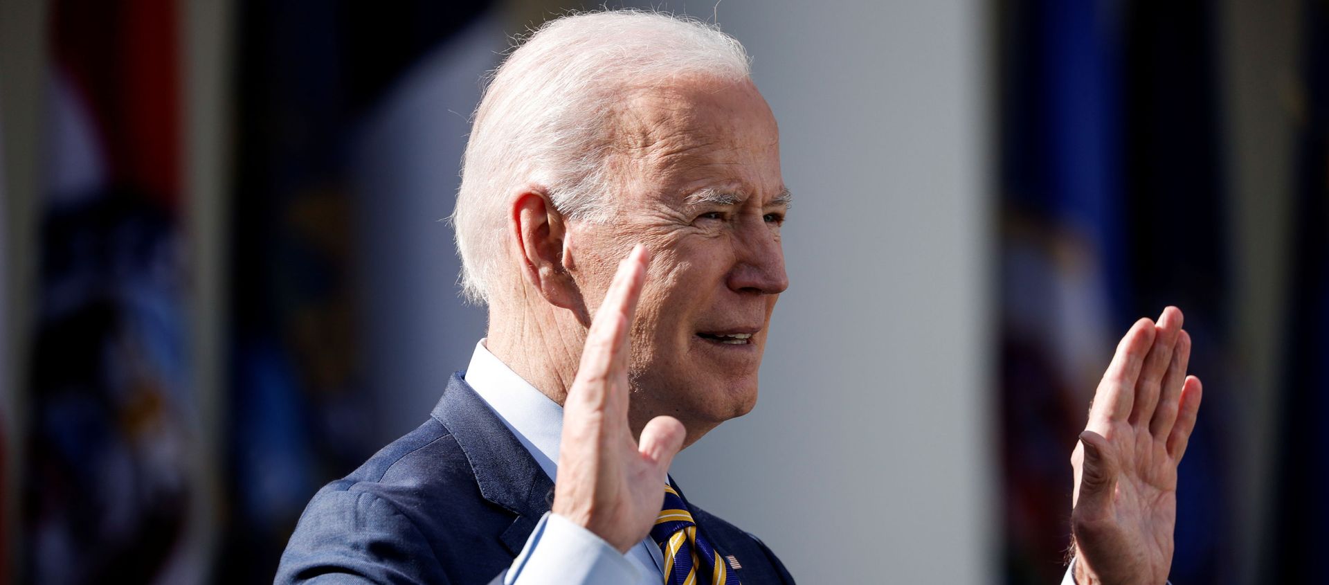 U.S. President Joe Biden speaks about the $1.9 trillion American Rescue Plan Act during an event to celebrate the legislation in the Rose Garden at the White House in Washington, U.S., March 12, 2021 U.S. President Joe Biden speaks about the $1.9 trillion American Rescue Plan Act during an event to celebrate the legislation in the Rose Garden at the White House in Washington, U.S., March 12, 2021 - Sputnik International, 1920, 13.03.2021