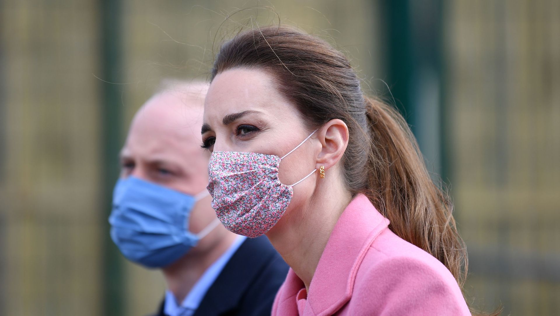 Britain's Prince William and Catherine, Duchess of Cambridge attend a discussion with teachers and mental health professionals during a visit to School 21 following its re-opening after the easing of coronavirus disease (COVID-19) lockdown restrictions in east London, Britain March 11, 2021 Britain's Prince William and Catherine, Duchess of Cambridge attend a discussion with teachers and mental health professionals during a visit to School 21 following its re-opening after the easing of coronavirus disease (COVID-19) lockdown restrictions in east London, Britain March 11, 2021 - Sputnik International, 1920, 14.03.2021