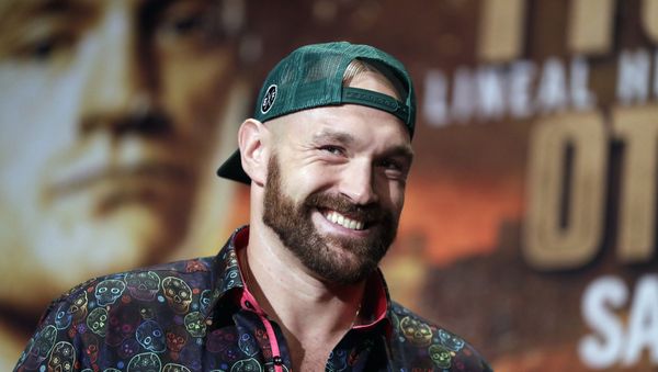 In this Sept. 11, 2019 file photo, Tyson Fury smiles during a press conference in Las Vegas. - Sputnik International