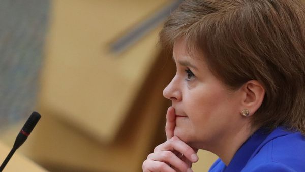 Sturgeon makes coronavirus statement in Scottish parliament, Edinburgh - Sputnik International
