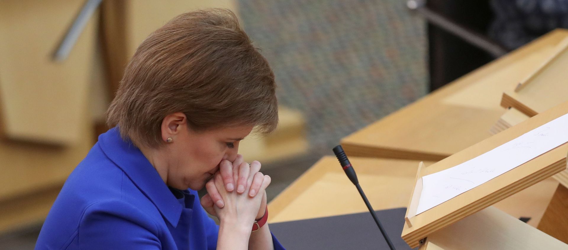 Sturgeon makes coronavirus statement in Scottish parliament, Edinburgh Sturgeon makes coronavirus statement in Scottish parliament, Edinburgh - Sputnik International, 1920, 17.03.2021