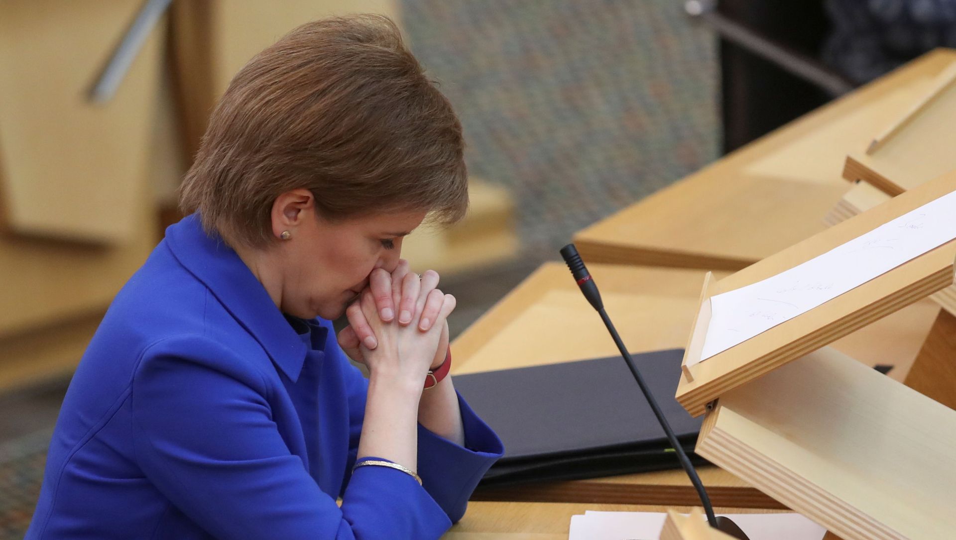 Sturgeon makes coronavirus statement in Scottish parliament, Edinburgh Sturgeon makes coronavirus statement in Scottish parliament, Edinburgh - Sputnik International, 1920, 17.03.2021