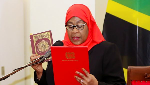 Tanzania's new President Samia Suluhu Hassan takes the oath of office following the death of her predecessor John Pombe Magufuli at State House in Dar es Salaam, Tanzania, 19 March 2021 - Sputnik International